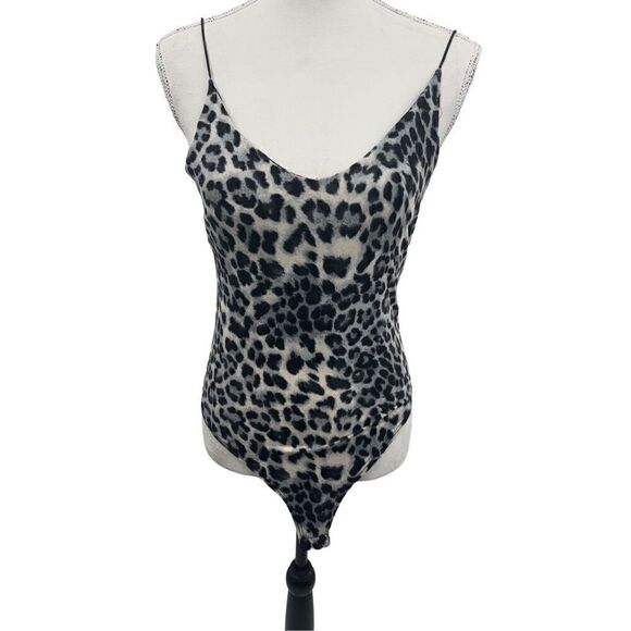 Gaze Leopard print Body suit size medium - Picture 1 of 14